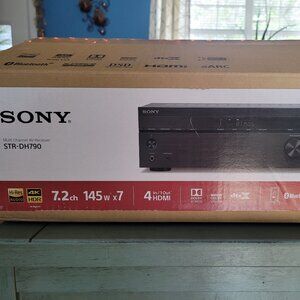 Sony STR-DH790 7.2-ch Surround Sound Home Theater AV Receiver: 4K HDR (Unused)